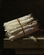 Adriaen Coorte Still Life with Asparagus. oil painting artist